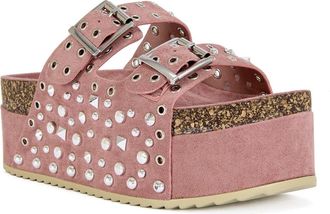 Azalea Wang Kaegan Platform Sandal in Pink at Nordstrom, Size 6