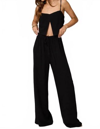 Stillwater Venice Wide Leg Pants In Black