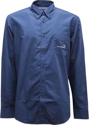 Harmont & Blaine L3105 Regular FIT Blouse - Heren - Casual Overhemden - Blauw - XL - Overhemden