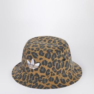 adidas Originals Leopard-print bucket hat brown