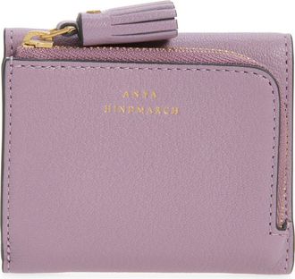 Anya Hindmarch Mini Peeping Eyes Trifold Wallet in Iris at Nordstrom