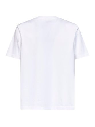 Casablanca Mens T-Shirt Diamond Logo White Organic Cotton T-Shirts And Polos