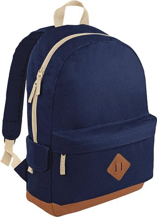 BagBase Heritage Backpack French Navy One
