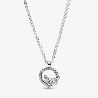 Pandora Herbarium Cluster Womens 925 Sterling Silver Chain with Pendant - 392620C01-45 - One Size