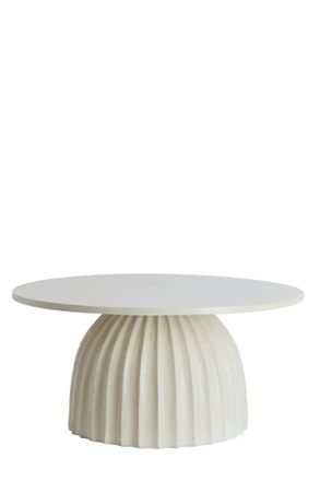Light & Living Mesa Auxiliar Blanca De Metal Acogedora Light & Living Veglia