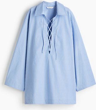 H&M Blusenkleid zum Binden - White