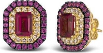 Le Vian Ladies Color On Color Earrings set in 14K Honey Gold