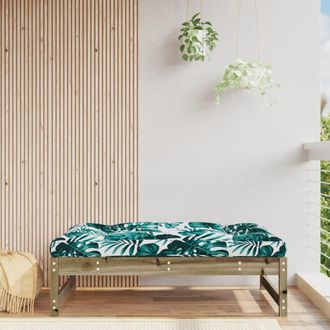 vidaXL Taburete De Jard&iacute;n Madera De Pino Impregnada 120x80 Cm Vidaxl