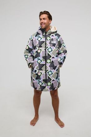 OOSC Saved By The Bell Recycled Lined Changing Robe - Mens in Multicolored at Nordstrom, Size Medium