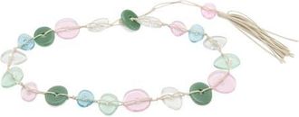 Mango Multicolor Stones Belt in Ecru at Nordstrom, Size Medium