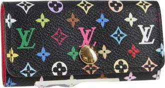 Louis Vuitton Pre-owned Accessories, female, Black, Size: ONE SIZE Pre-owned Monogram Multicolor Canvas Key Case