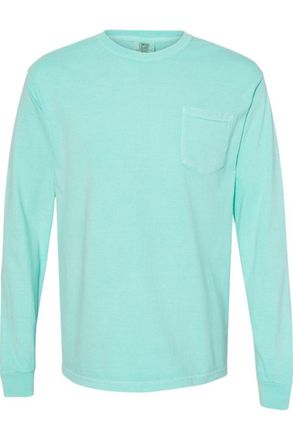 Comfort Colors Garment-Dyed Heavyweight Long Sleeve Pocket T-Shirt