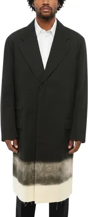 Maison Margiela Dark Grey Stripes Trench Coat
