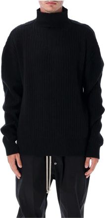 Rick Owens Jersey de Punto Negro de Pescador Aw 25 - Knitwear - Hombre - Negro - L