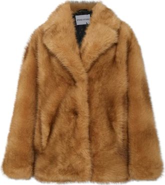 Stand Studio Artificial Fur Vanja - Jackets - Mujer - Marr&oacute;n - M