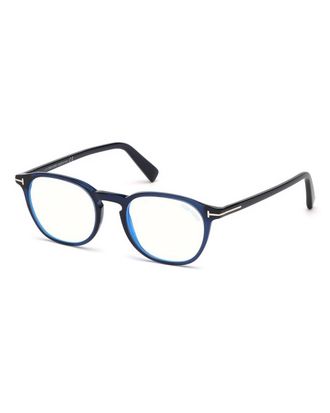Tom Ford Men & apos;s Two-Tone Square Optical Frames