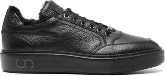 Casadei Cervo Sneaker - Heren - Sneakers - Zwart - 46 EU - Leer - Schoenen