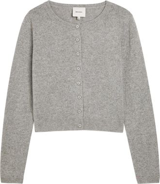Reformation Clara Cashmere Cardigan - Grey - XL (UK16 / XL)
