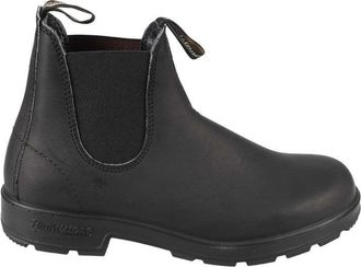 Blundstone Black Leather Boot With Elastic Side Panels