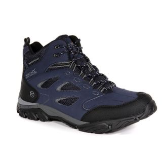 Regatta Mens Holcombe IEP Waterproof Walking Shoes Navy/Granite 12 UK