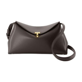 Toteme Womens Clutch Brown Cowhide