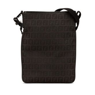 Fendi Pre-owned Fendi Zucchino Canvas Crossbody 8BT079