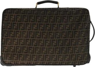 Fendi Pre-owned Weekend Bags, female, Brown, Size: ONE SIZE Pre-owned Vintage Boston Bag