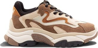 Ash Brown Chunky Oversized Rubber Sole Sneakers