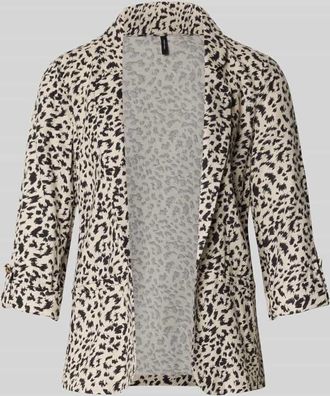 Vero Moda Loose Fit Kurzblazer aus Viskose-Leinen-Mix Modell JESMILO in Ecru, Gr&ouml;&szlig;e XL