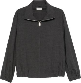 P.A.R.O.S.H. Parosh Grijze jassen - Dames - Bomber jackets - Grijs - S - Wol - Jassen