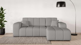 Inosign Ecksofa »CASSY L-Form, Schlafsofa mit Bettkasten, Masse B/T/H: 245/165/88 cm« mit 2 Rückenkissen, Recamiere rechts oder links bestellbar