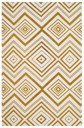 Safavieh Alfombra algod&oacute;n neutrale/verde 122 x 183 cm