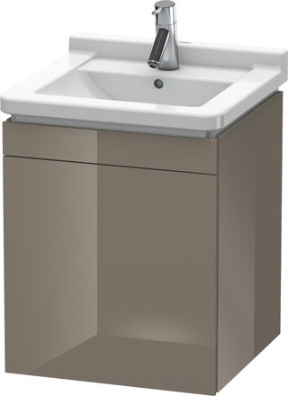 Duravit Duravit L-cube Mueble De Pared, 1 Puerta, Con Bisagra A La Derecha, 460mm, Para Starck 3 030348, Color: Laca De Color Gris Franela De Alto Brillo - Lc