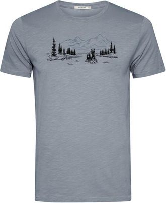 Greenbomb Bear River Spice T-Shirt f&uuml;r Herren | grau