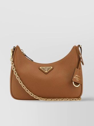 トートバッグ PRADA Women Shoulder Bags 1BL055VOBN2HIL F0BW5 BROWN PRADA Large leather shoulder bag 1BD368_2CYS_F03BH_V_OOO
