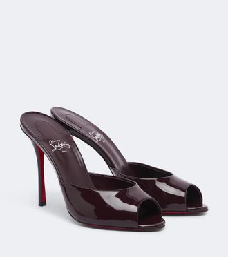 Christian Louboutin Me Dolly patent leather mules