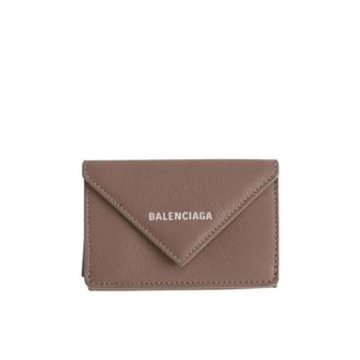 Balenciaga Pre-owned Leren Munten Portemonnee - Dames - Vintage Accessoires - Bruin - ONE Size - Leer - Vintage