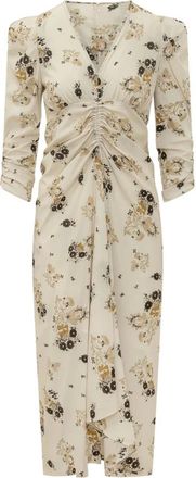 Isabel Marant Kleedjes, Dames, Beige, S, Midi Kleedjes