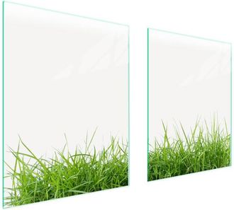 OEM Placa Protectora De Vidrio Para Estufa 85x52 Blanca