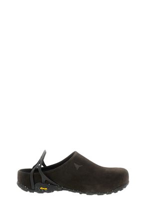 Roa Brown Fedaia Suede Clogs