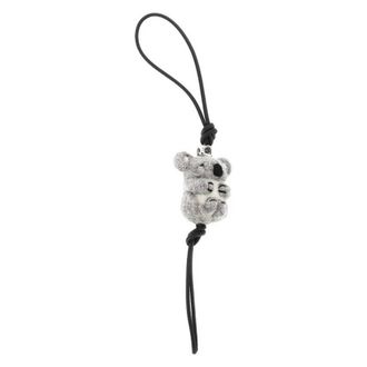 Loewe Koala Charm In Felt and Calfskin