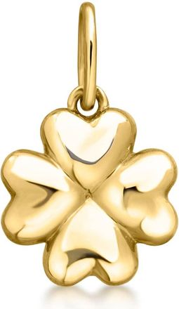 RS Pure by Ross-Simons Italian 10kt Yellow Gold Clover Charm