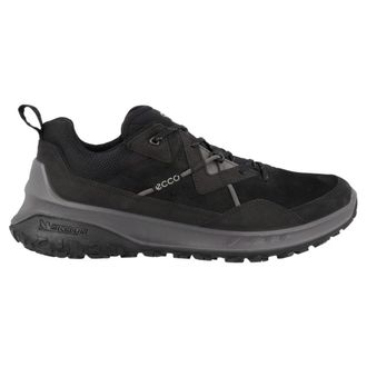 Ecco Ecco ULT-TRN Nubuck Leather Mens Outdoor Trainers - Black Black - Size:UK 10.5-11