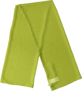 Dolce & Gabbana Yellow Green Neck Wrap Shawl Foulard 131cm x 99.5cm Womens Scarf
