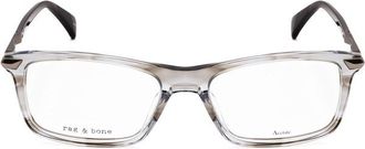Rag & Bone Mens Grey Rectangular Eyeglass Frames RNB7050