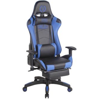 Clp Sedia gaming ufficio Turbo Nero/blu Finta pelle
