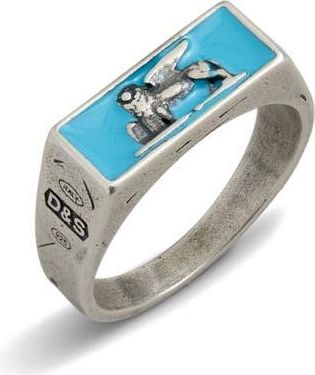 Degs & Sal Venetian Lion Ring in Turquoise at Nordstrom, Size 10