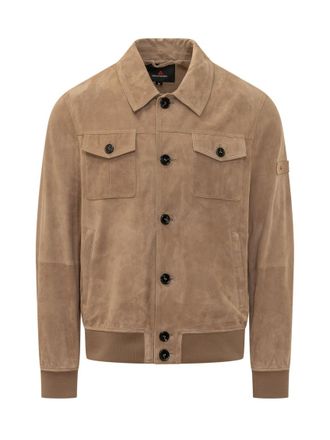 Peuterey Brown Shirt Collar Jacket