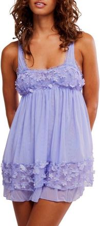 Free People Save the Date Chemise in Electric Periwinkle at Nordstrom, Size X-Small