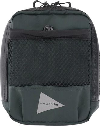 And Wander Nylon Crossbodytas met Logo - Heren - Schoudertassen - Groen - ONE Size - Nylon - Tassen